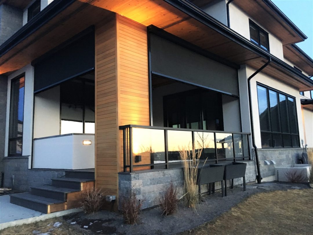 Blueflower Sunrooms - Service - Talius Motorized Screens